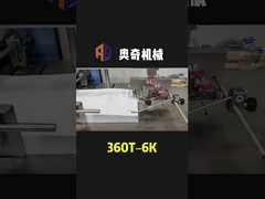 380V Ticari Kağıt Katlama Makinesi, 6 Tokalı Plaka A4 Mektup Katlama Makinesi