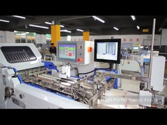 Teslim masası ile yüksek çıkışlı otomatik yığın besleyicisi, broşür katlama ekipmanları için kolay işleme