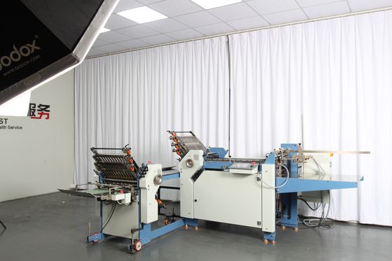 380V A3 Katlama Makinesi, Yüksek Performanslı Besleyicili Ticari Kağıt Klasörü