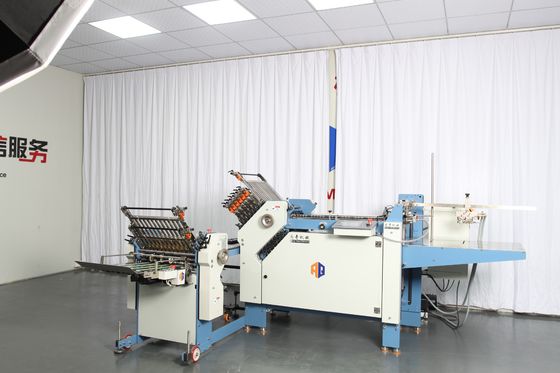 Baskı Endüstrisi için Otomatik Yüksek Hızlı A3 Kağıt Katlama Makinesi Genişliği 480mm