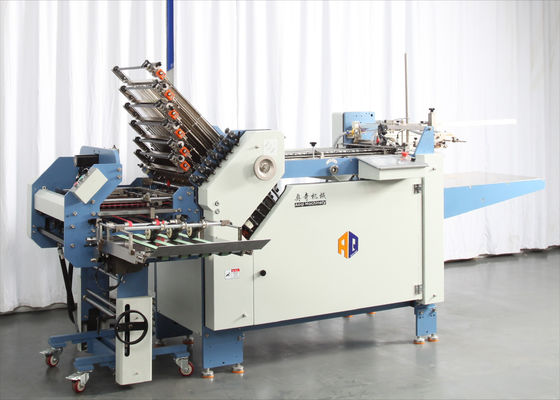 Çok fonksiyonel Çapraz Katlama Kağıt Katlama Makinesi 480mm 4 Buckle Plate Yüksek Hız