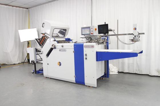 Ultrasonik broşür kağıt katlama makinesi çift gerilim indüksiyon büyük formatlı ilaç