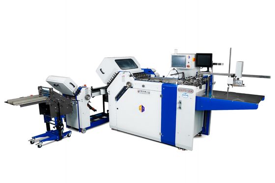 480*1000mm Format Kemer Sürücü Kağıt Katlama Makinesi Büyük A3&A4 Broşürler için