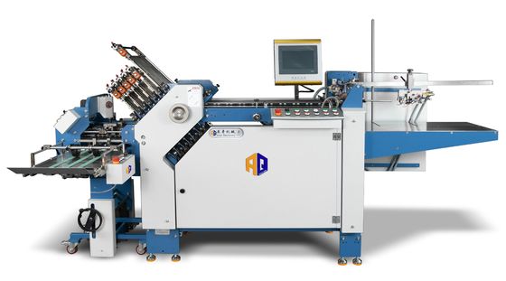 Otomatik Yüksek Hızlı Çapraz Katlama Kağıt Katlama Makinesi Genişliği 360mm