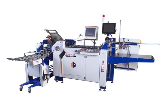 Endüstri Elektronik Kağıt Dosyası Broşür Kitapçık Kağıt Katlama Makinesi İçin Düz Yığınlı Besleyici