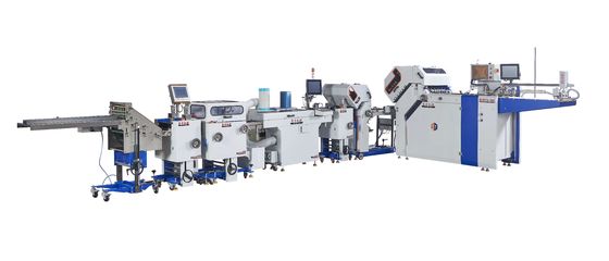 AOQI Sessiz Genişliği 600mm Pharmaceutical Folding Machine for Folded Pharma Inserts Pharmaceutical Outsert System