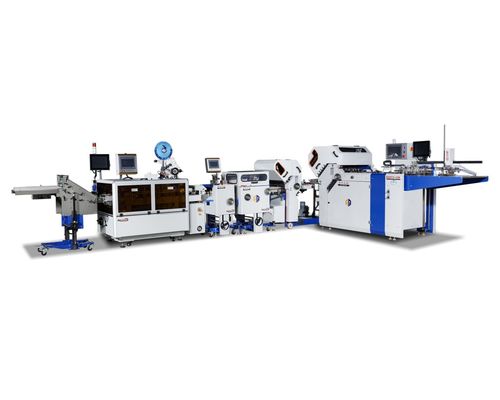 600TS Pile Feeder Otomatik Farmasötik Dış Katlama Makinesi Katlanmış Farmasötik Kullanım Kılavuzları için Etiketleme Makinesi