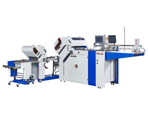 Baskı endüstrisi için çapraz katlı büyük formatlı 600*1000mm AOQI Kağıt Katlama Makinesi